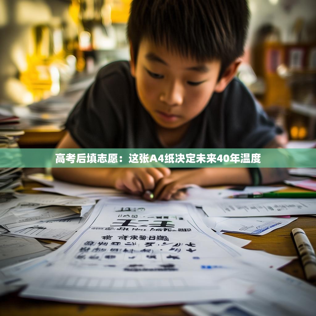 高考后填志愿:这张A4纸决定未来40年温度 高考后填志愿:这张A4纸决定未来40年温度