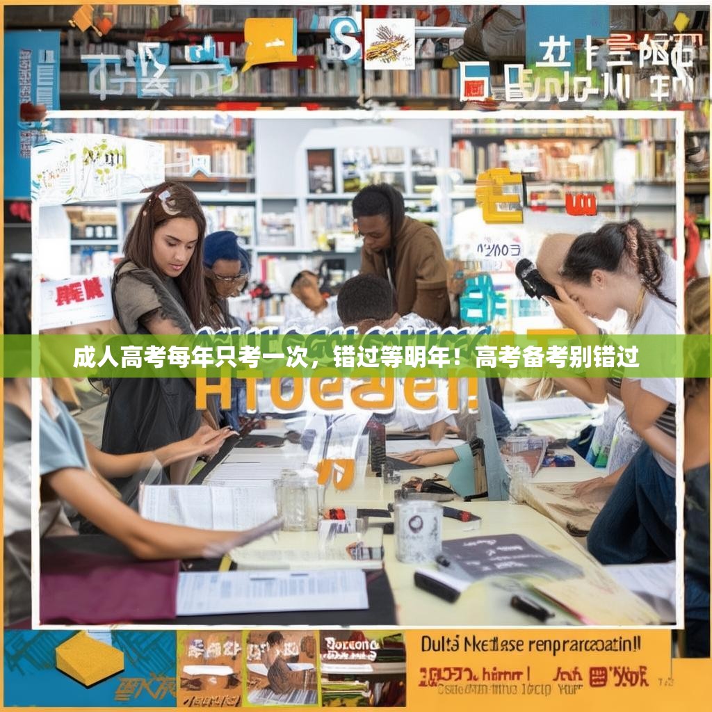 成人高考每年只考一次，错过等明年！高考备考别错过