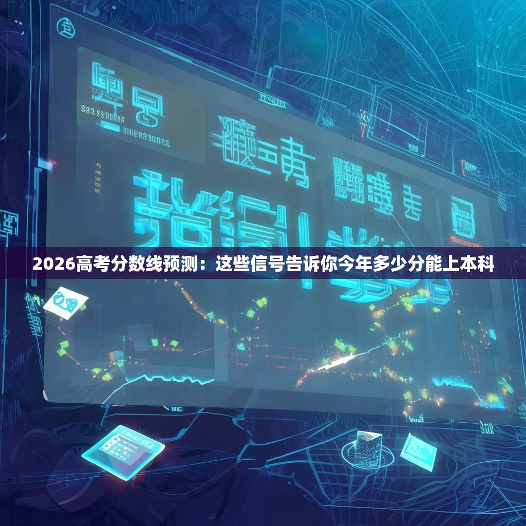 详细阅读:2026高考分数线预测:这些信号告诉你今年多少分能上本科 2026高考分数线预测:这些信号告诉你今年多少分能上本科